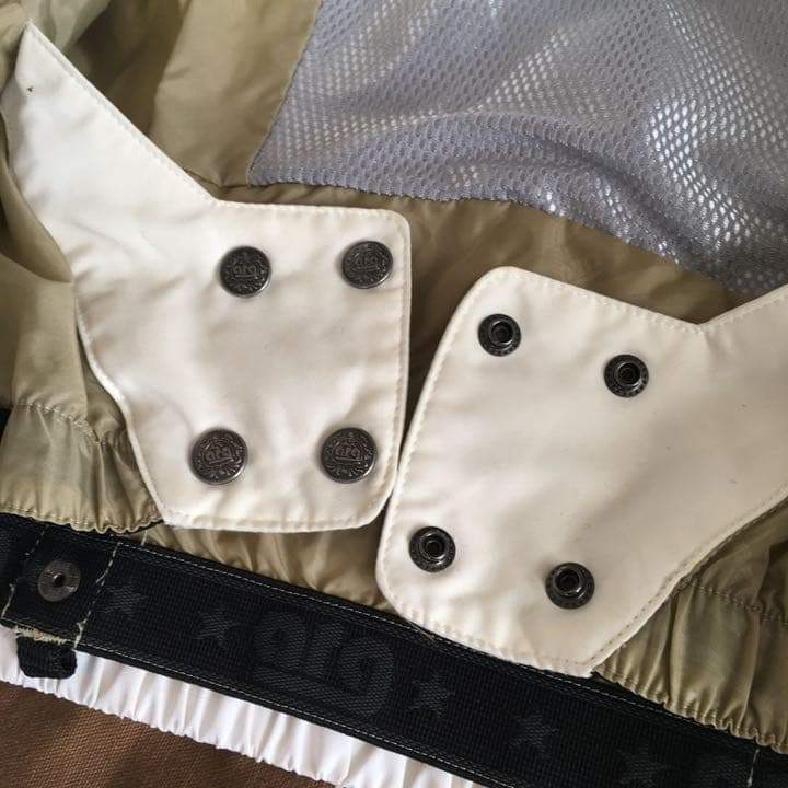 ARG スノボウェア ホワイト 白 Mサイズ キルト 高機能 暖かい ジャケット