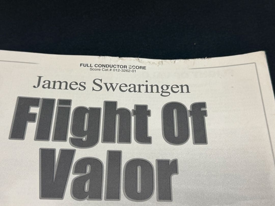 勇敢な飛行ジェイムズ・スウェアリンジェン　Flight of Valor 吹奏楽