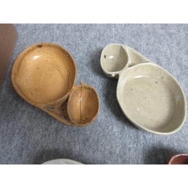 清水六兵衛ひょうたん皿5枚共箱 [B28125]