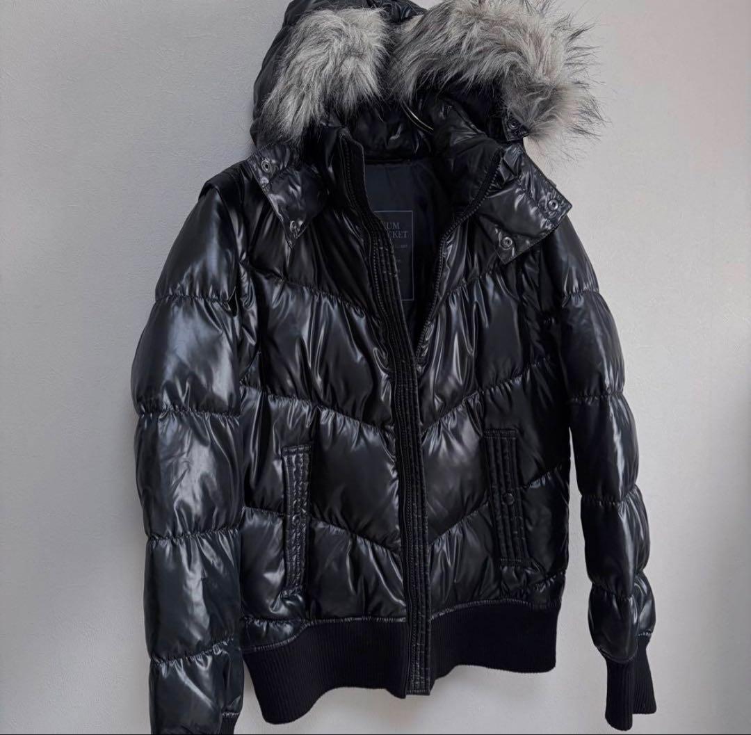 y2k UNIQLO オールドユニクロ 4way プレミアムダウンジャケット 黒