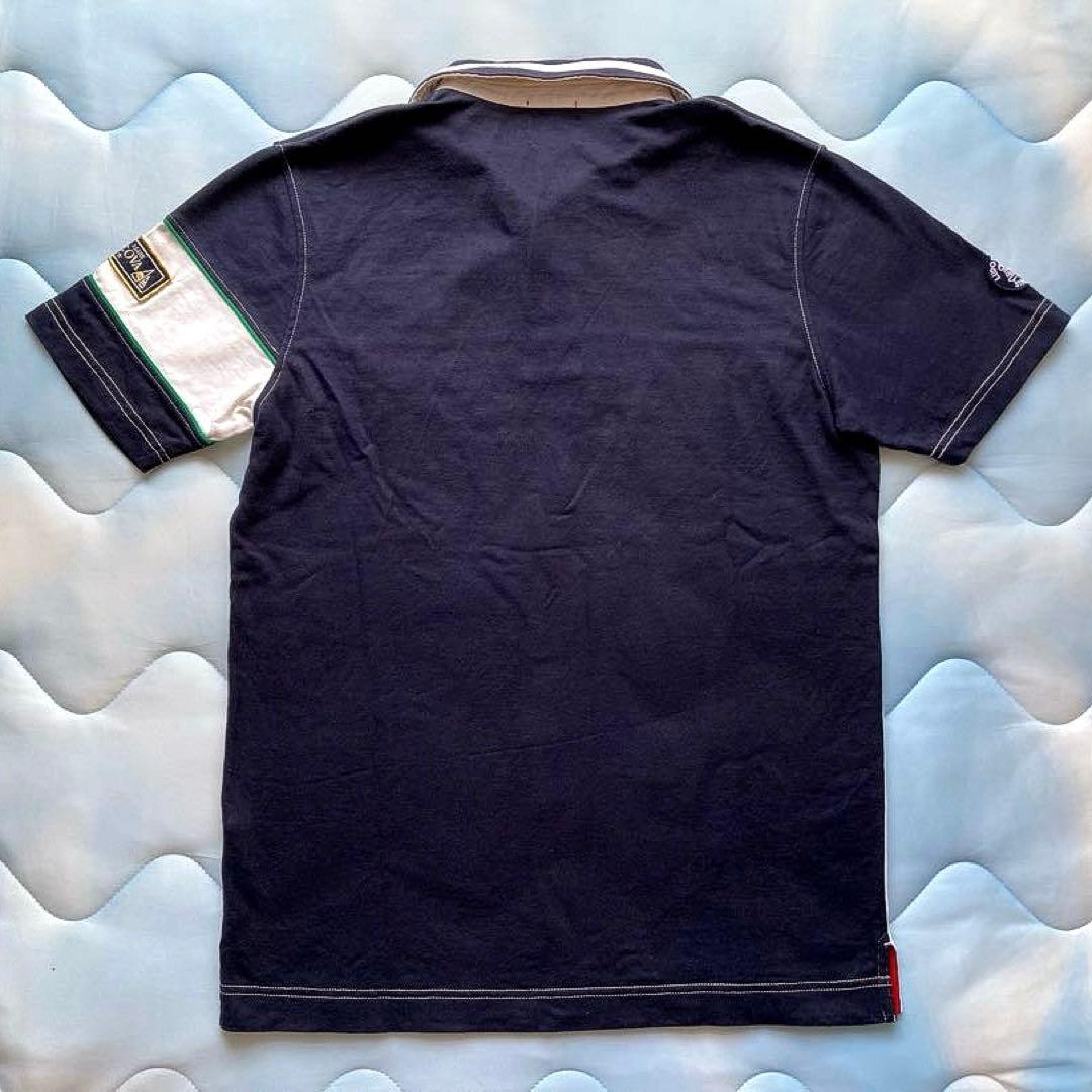 シナコバ⚓️ラガーシャツ ★半袖メンズ　Ｌサイズ