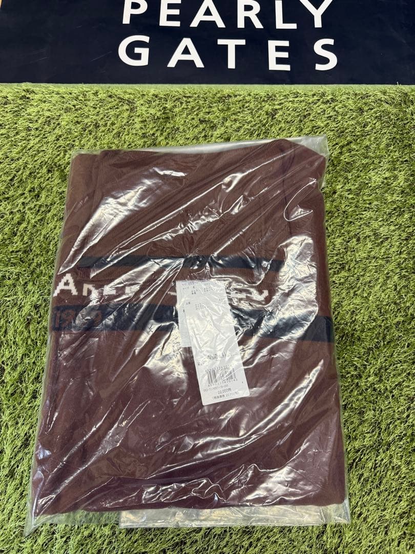 新品正規品【PG/5】パーリーゲイツ ハイネック長袖ニットカットソーモックネック