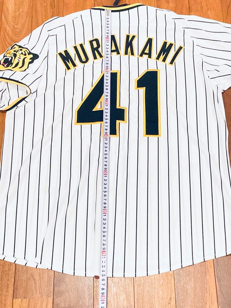 ミズノ　阪神タイガース　村上　ユニフォーム　メンズ　L 刺繍　阪神　公認　公式