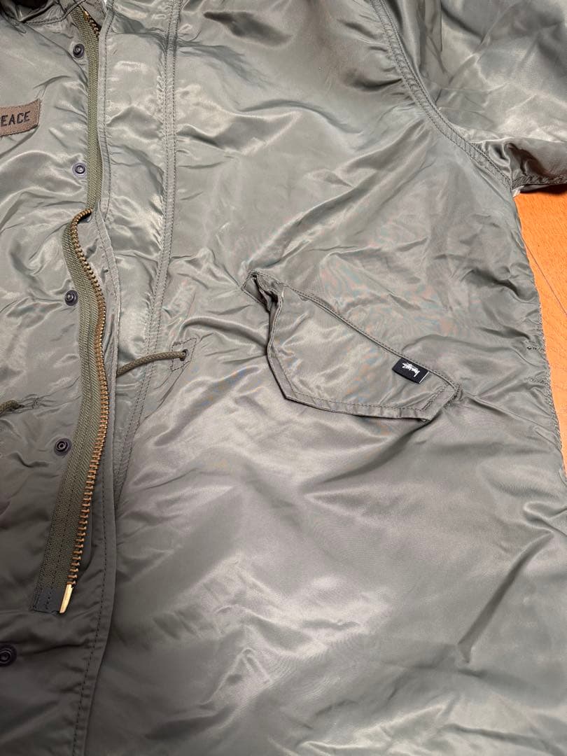 Stussy × Alpha Industries N-3B モッズコート