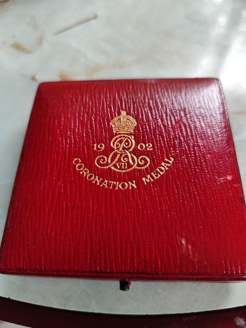 希少シルバー1902 イギリス エドワード アレクサンドラ 銀 メダル