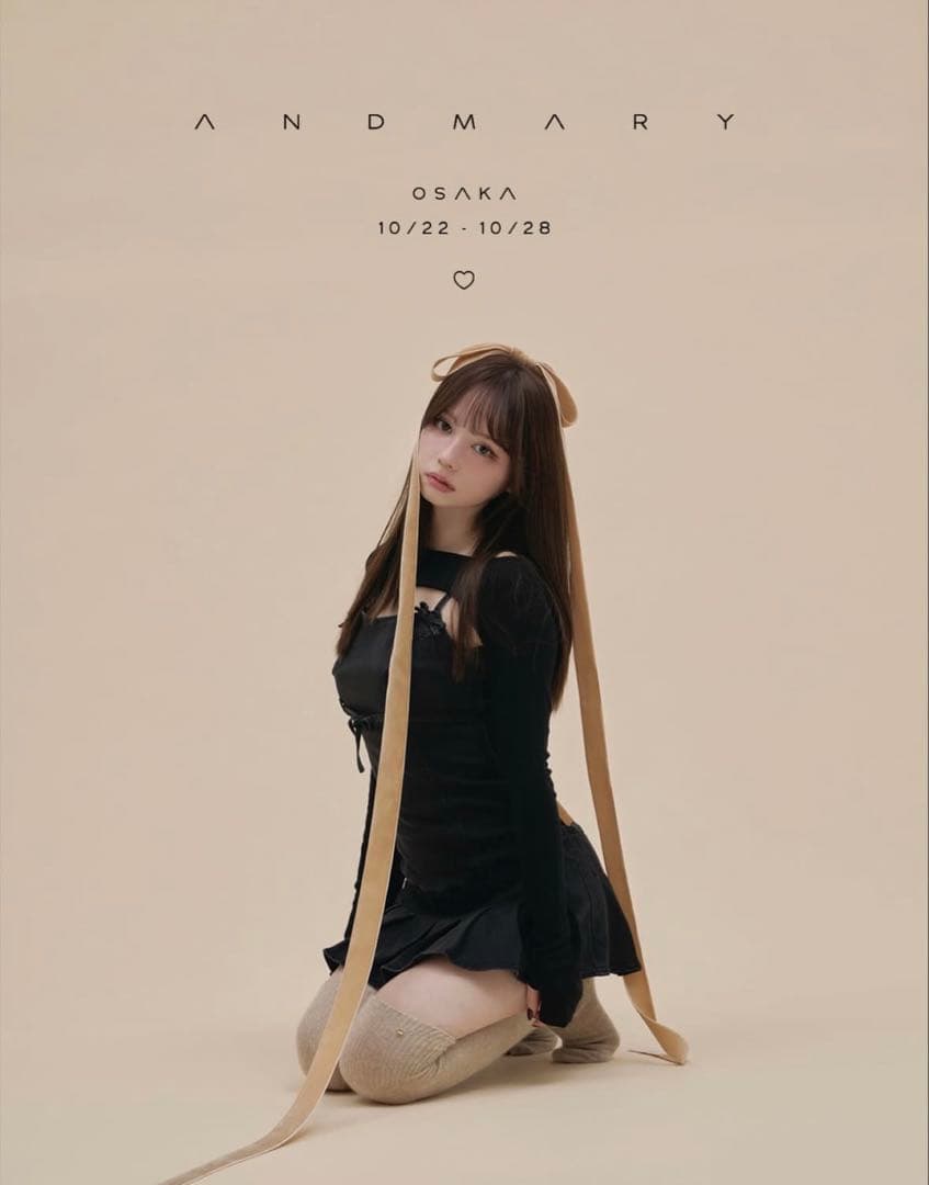 andmary Bonnie denim mini dress ワンピース