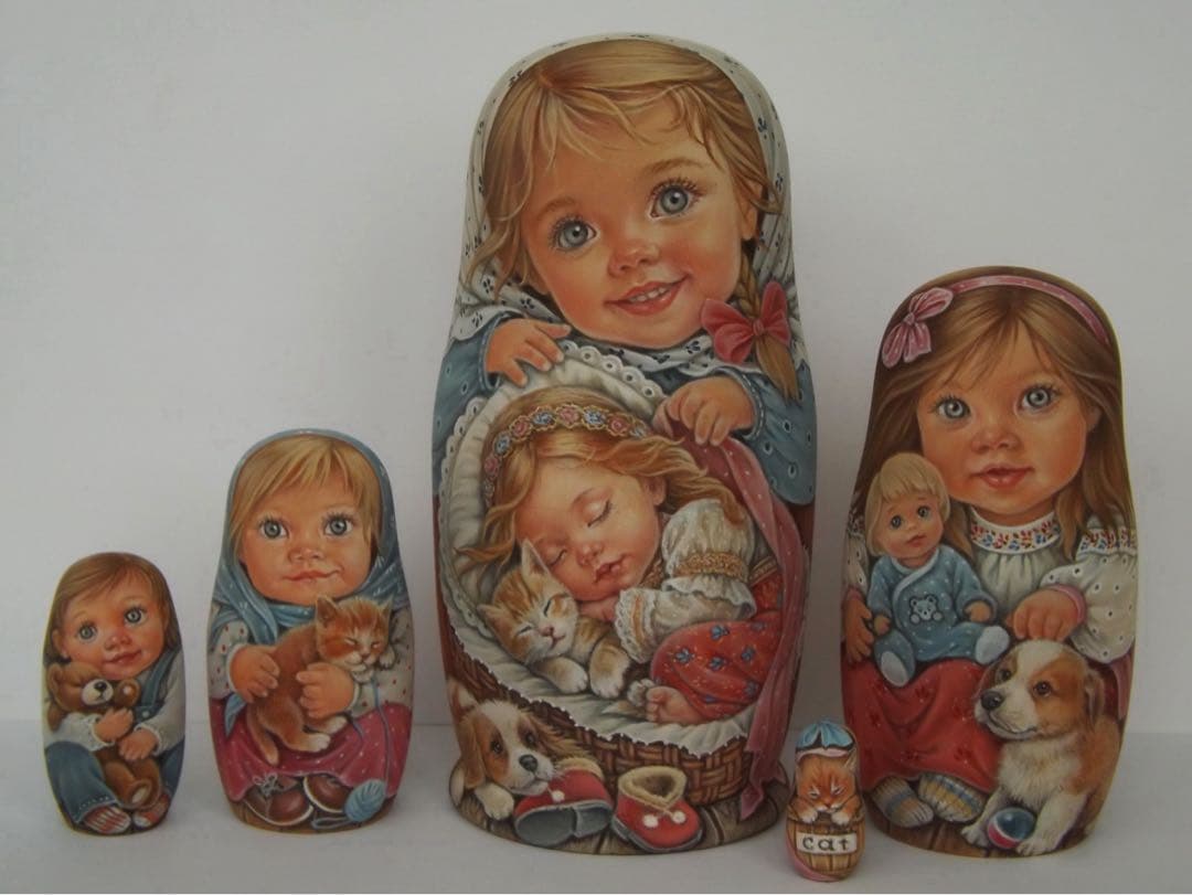 雑貨☆マトリョーシカ5P『Caring Children』エレナ最新作