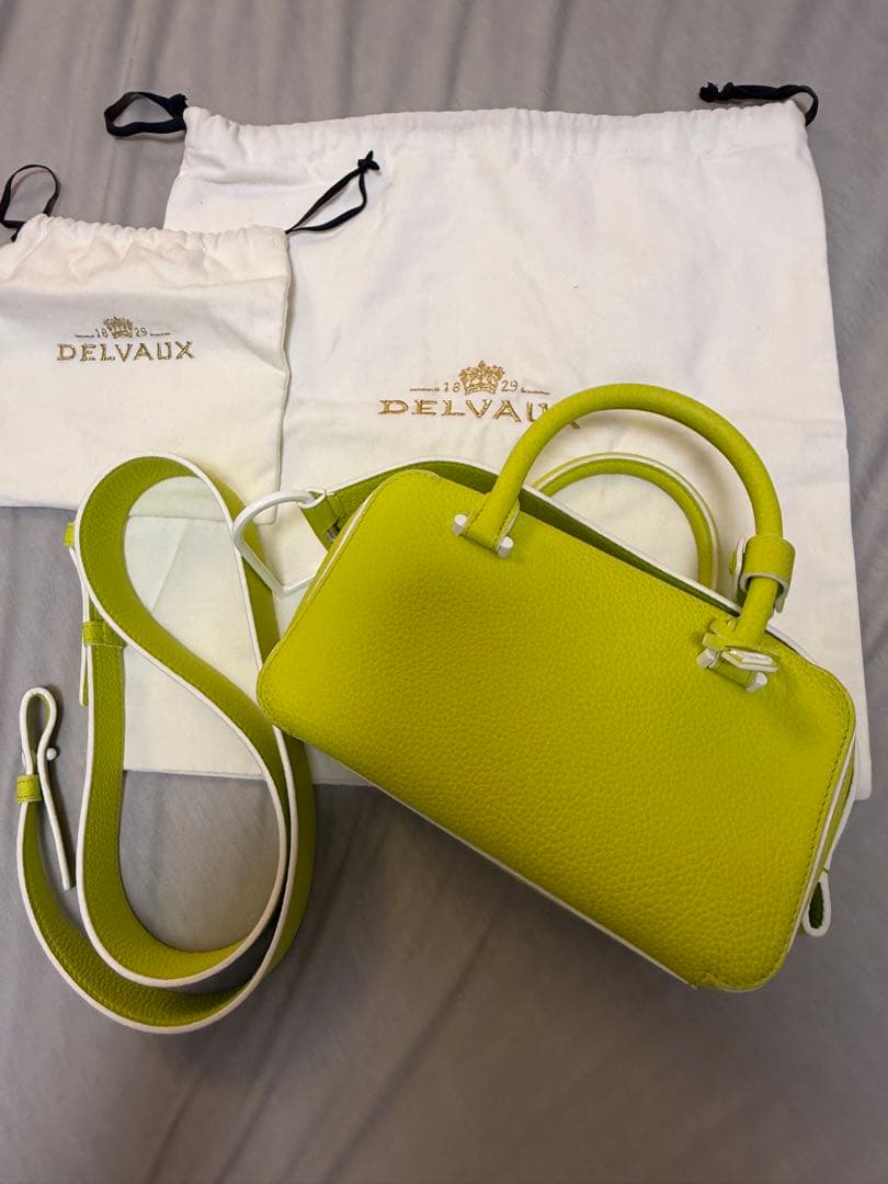 お値引き可 Delvauxクールボックス ミニ トリヨン 2way ハンドバッグ