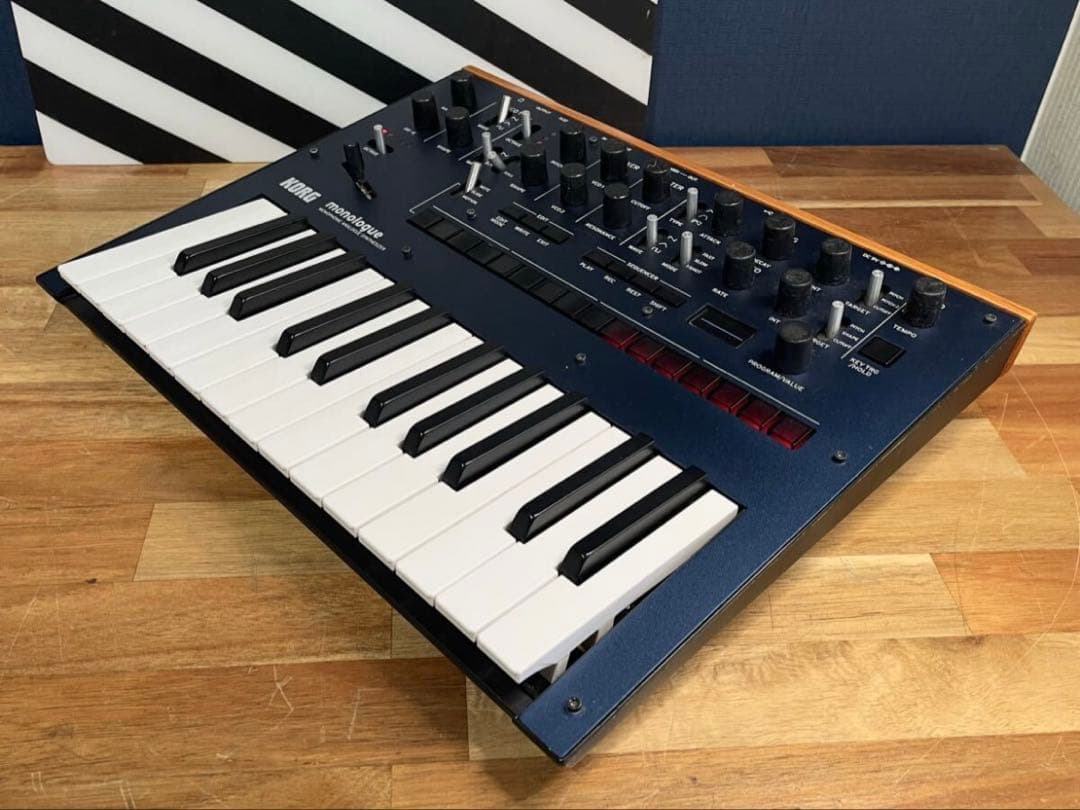 KORG monologue アナログシンセサイザー 25鍵 ネイビーブルー