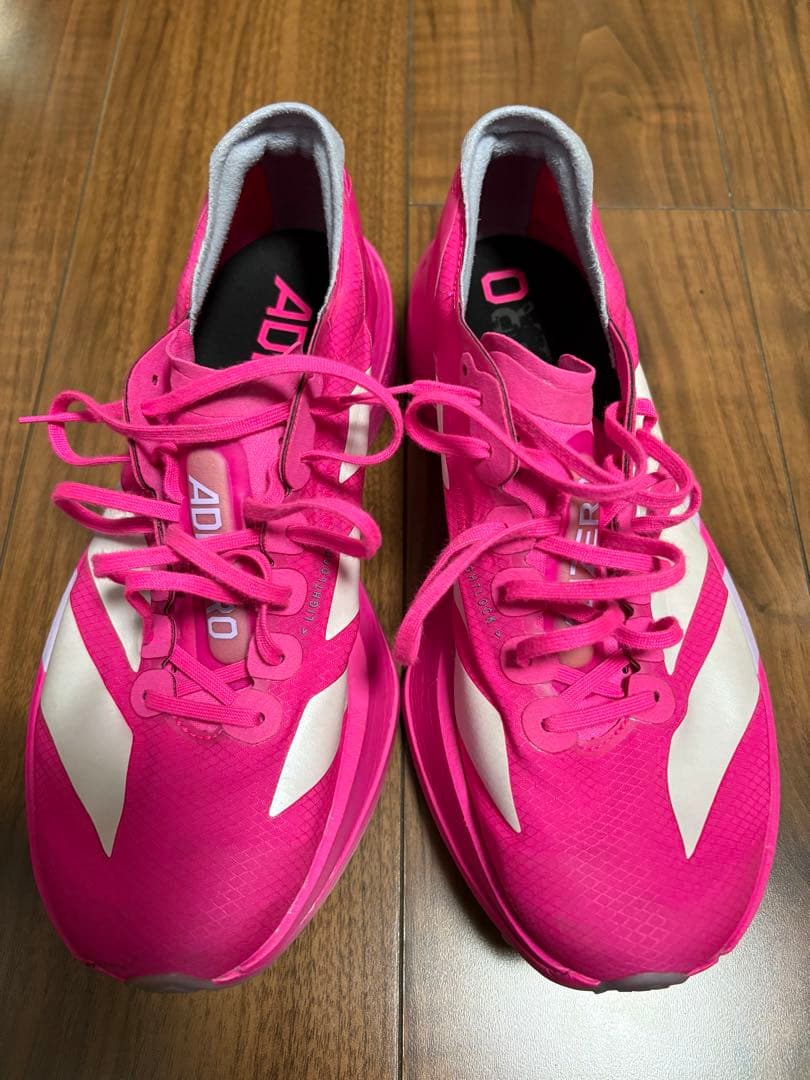 adidas アディゼロ　アディオスプロ4 ランニングシューズ ピンク