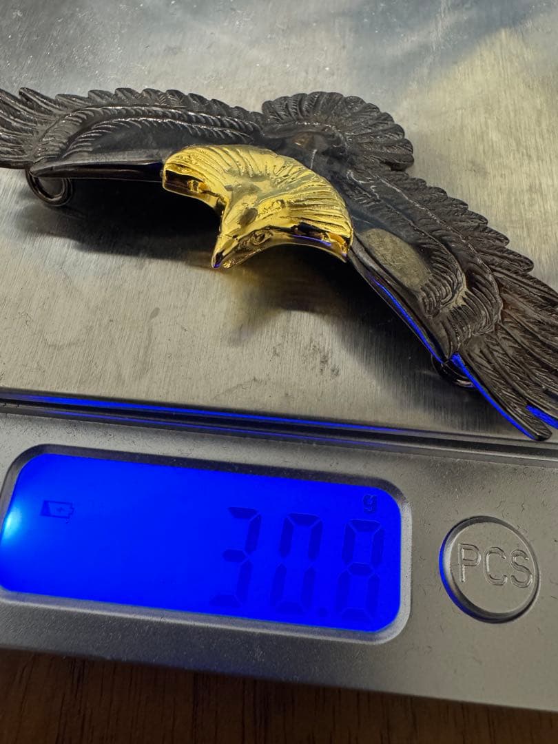 燻　頭金　特大イーグル　黒