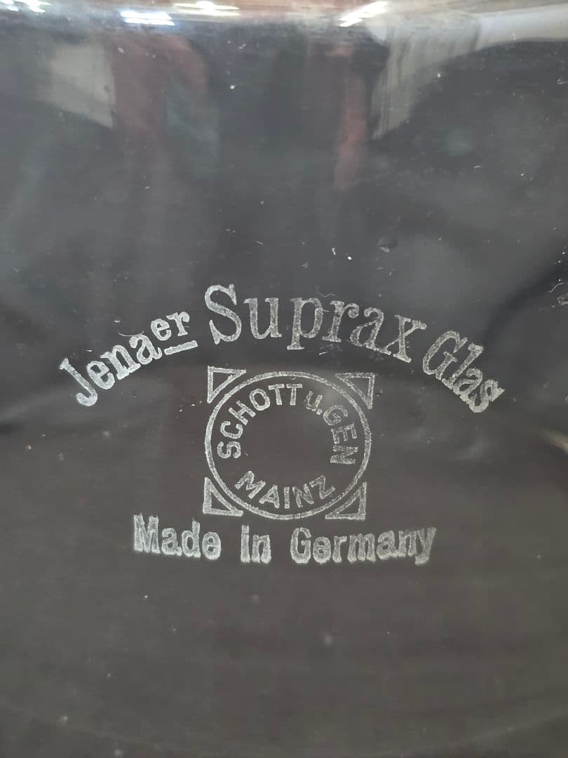 サファイアストーブ　耐熱ガラス　ビンテージストーブ　ガラスホヤ　ドイツ製