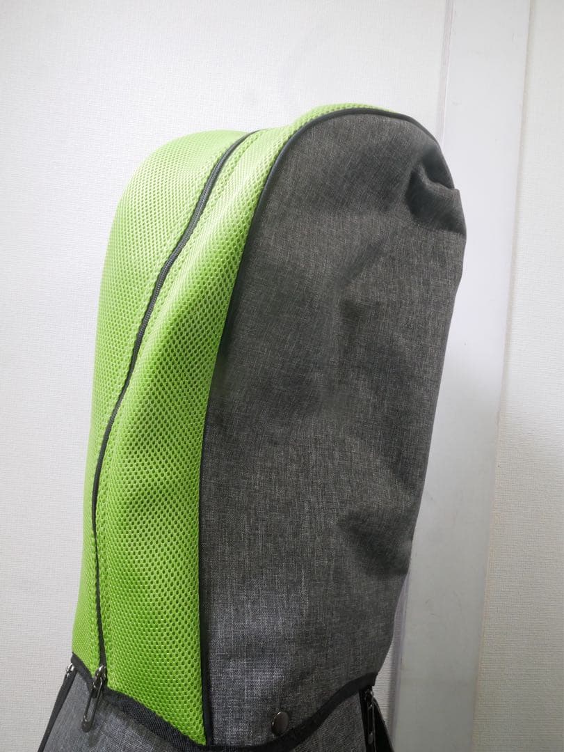 ひ*ー様 Mizuno ゴルフバッグ・キャディバッグ グレー・グリーン