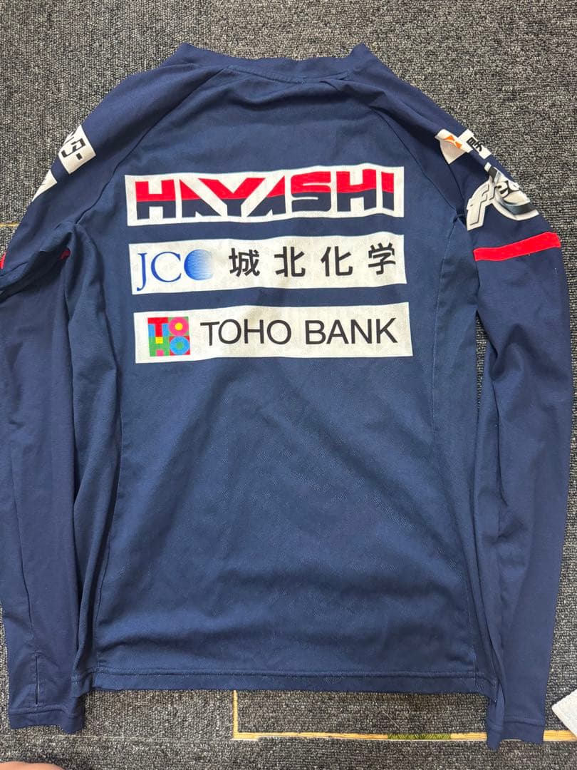 いわきfc　支給品　チームウェア 長袖シャツショートパンツセット