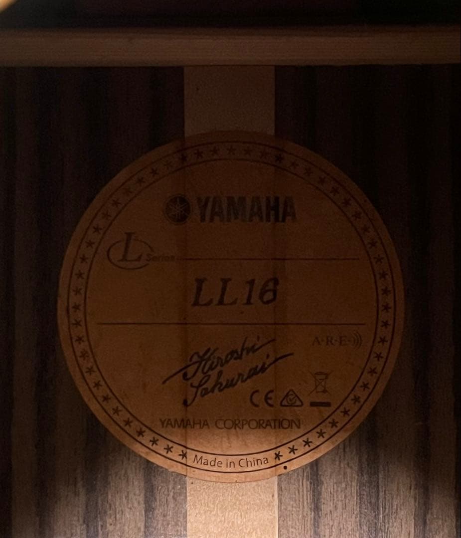 YAMAHA LL16ARE （セミハードケース付属）
