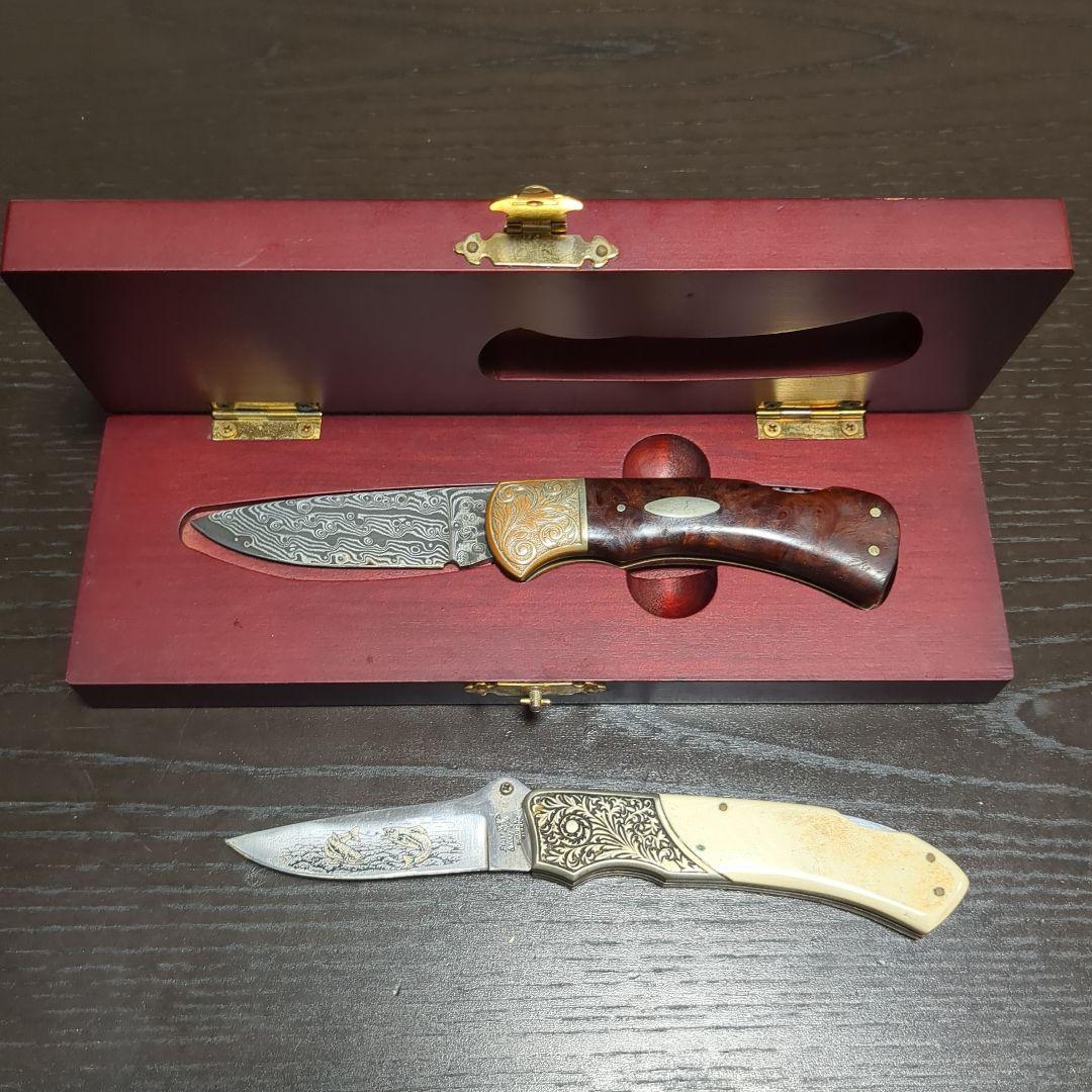 貴重　フィッシングナイフ2本　日本橋KIYA製 英国FROST LUTLERY