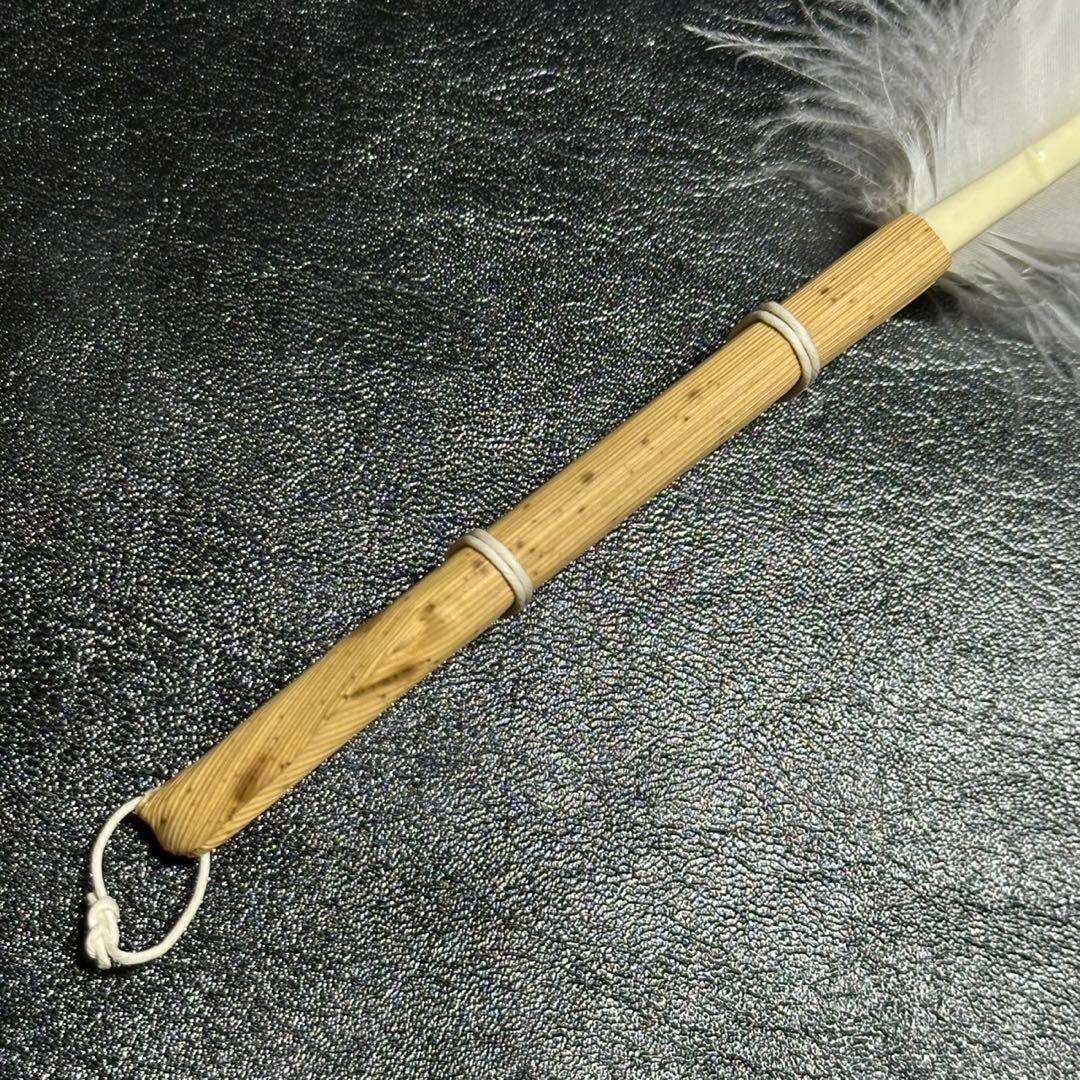 c*o様 ★茶道具！三ツ羽 白鳥緒羽！『山本 竹裕斎』作！共箱/紙箱付！★