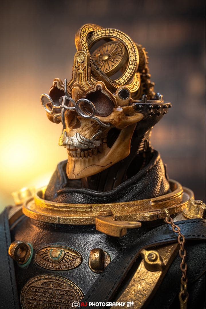 Darkcrowntoys Gareth 1/6潜水用ヘルメットダイカスト 本革