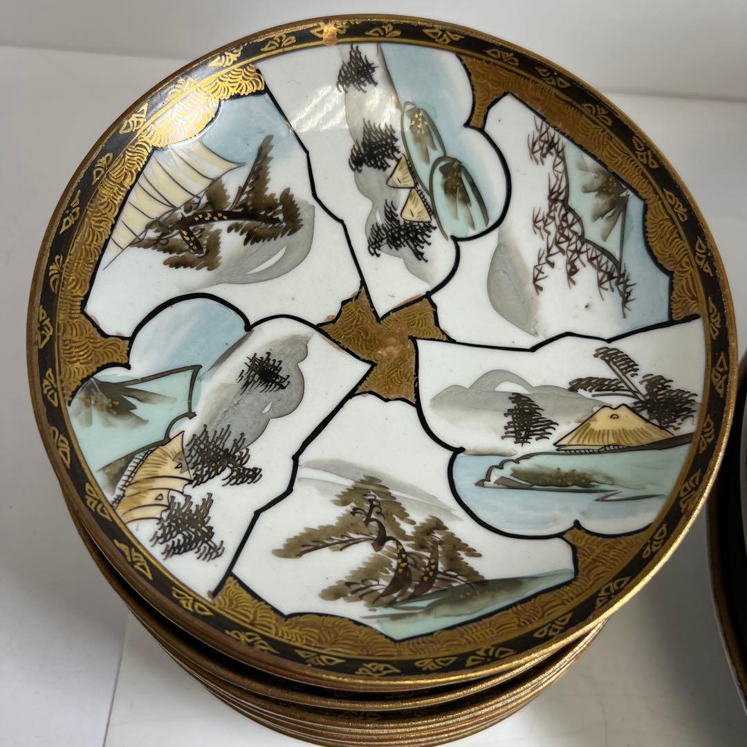 九谷焼　皿色々　東Y7-1217⑤