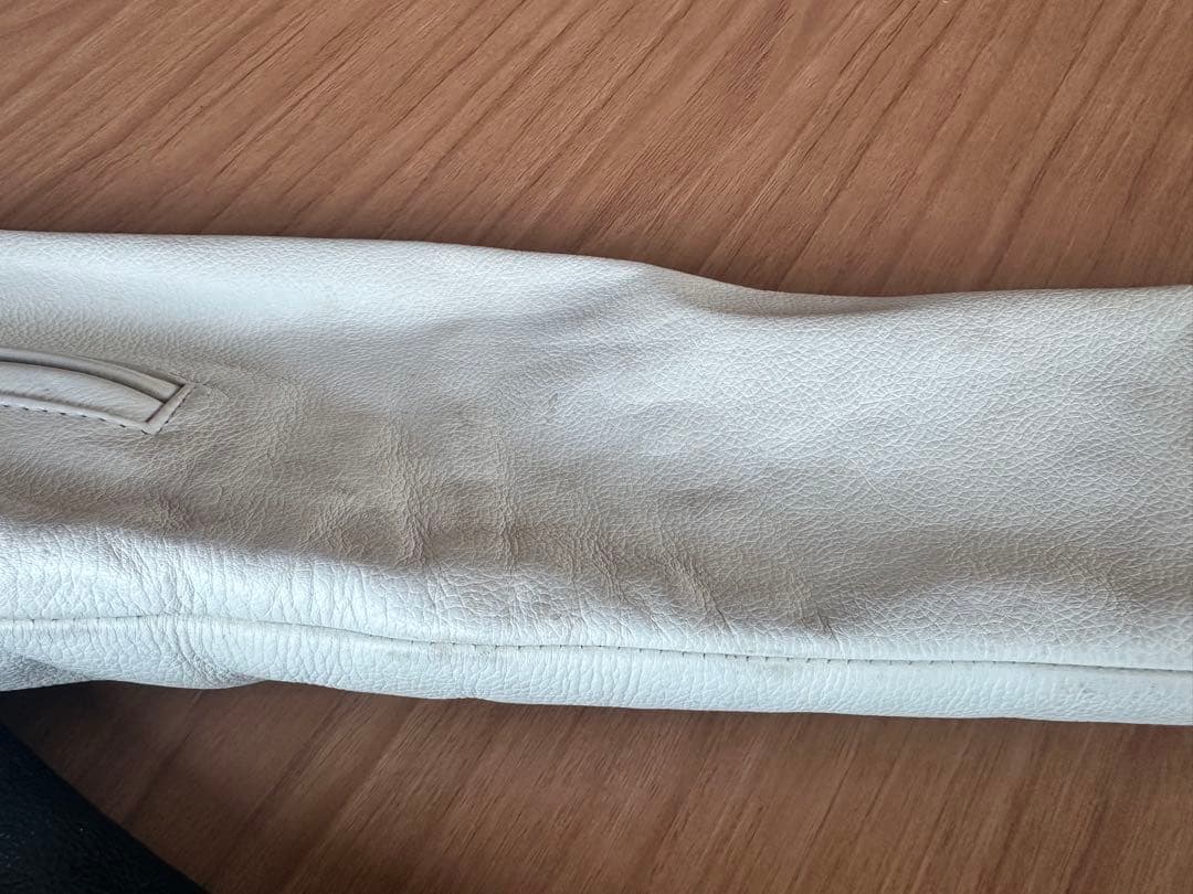 希少 シングルライダースジャケット ブラック×ホワイト chaos 予約済