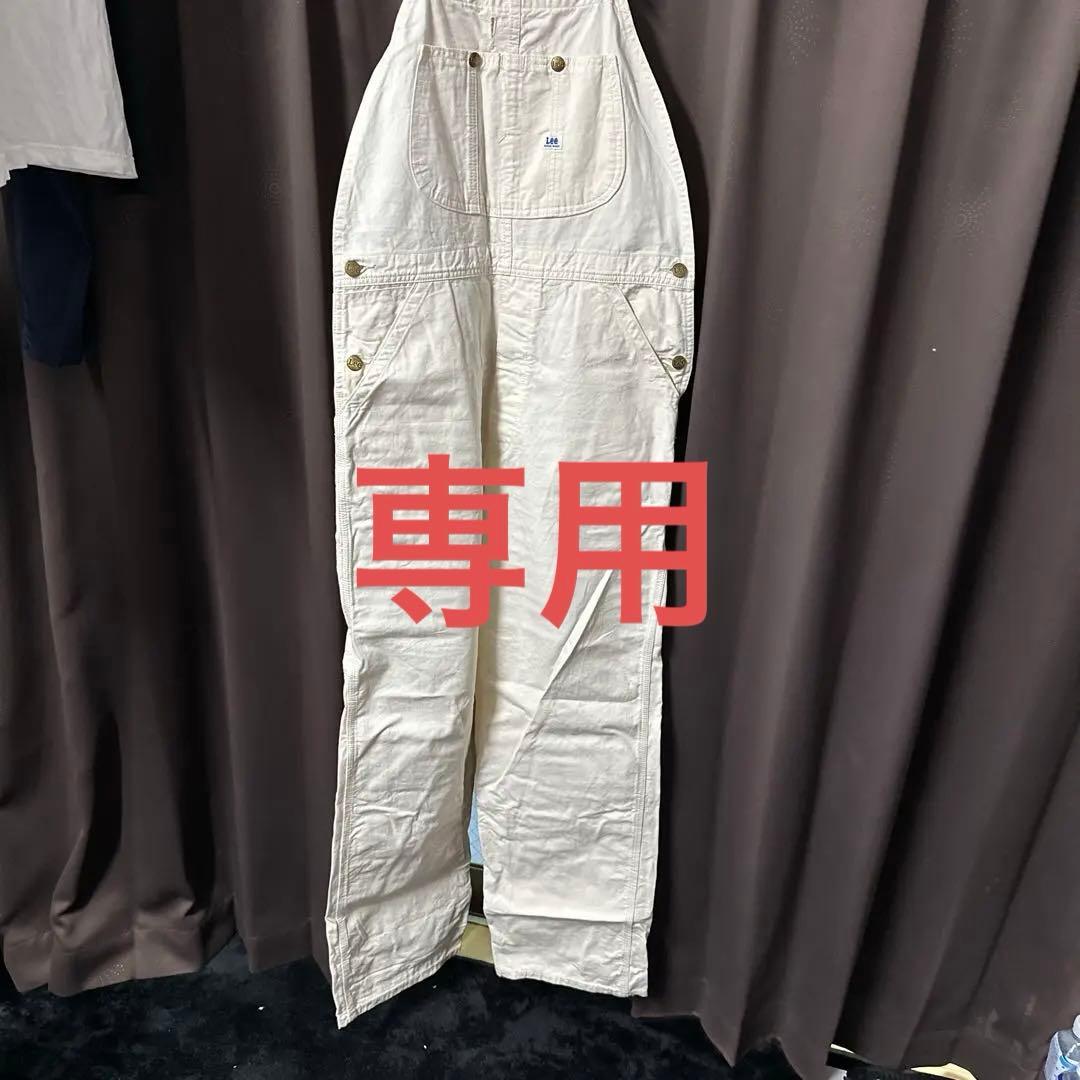 Lee ホワイトオーバーオール