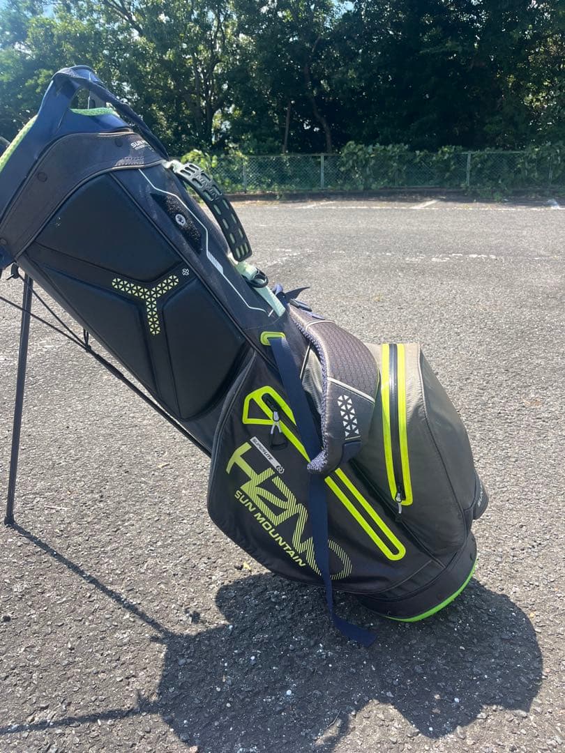SUN MOUNTAIN キャディバッグ ブラック/グリーン