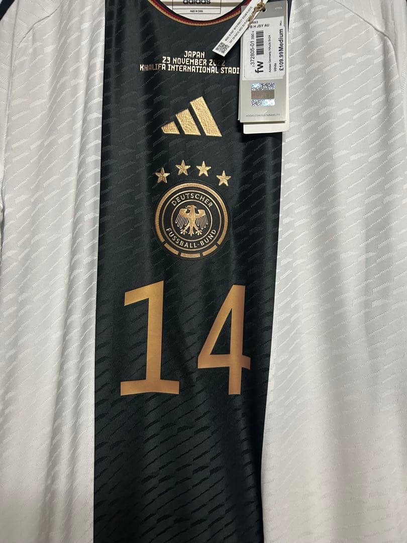 ドイツ代表 ホーム オーセンティック2022W杯 vs日本 マッチデイ