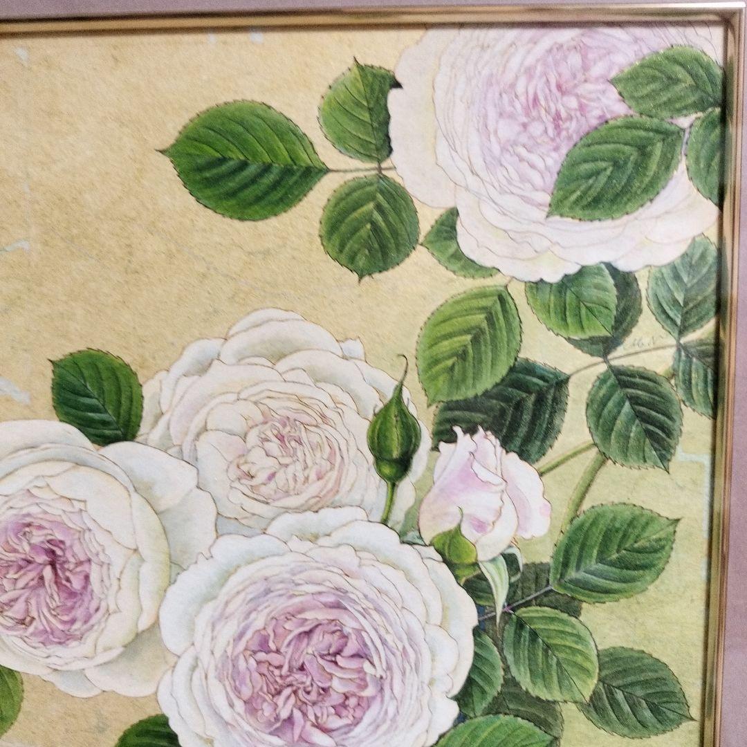 バラの水彩画　軽井沢レイクガーデン　内藤マリナ