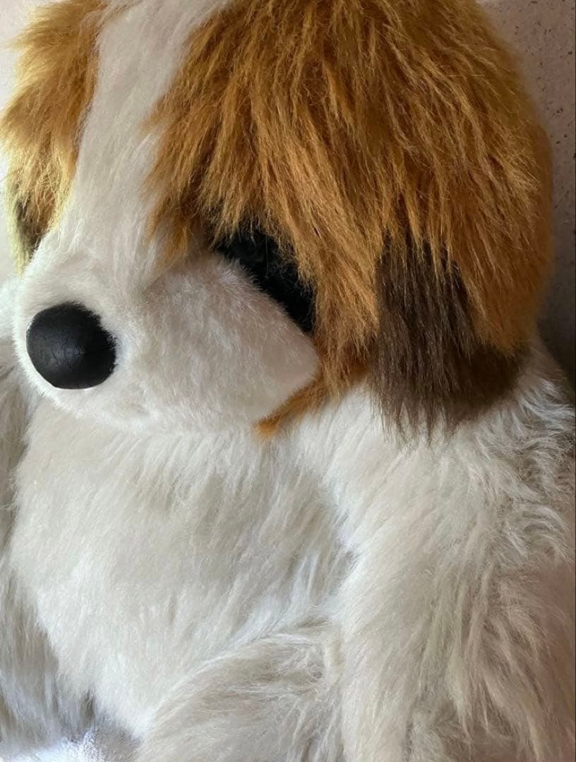 特大セントバーナードぬいぐるみ60センチ レトロ