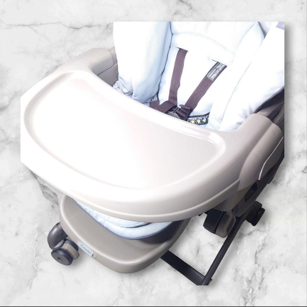 【ほぼ未使用】Combi コンビ ネムリラAT 新生児 自動 ハイローチェア