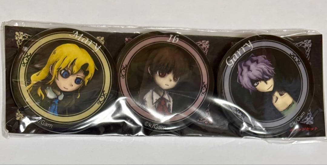 C82 Ib 缶バッジセット レア イヴ ギャリー メアリー