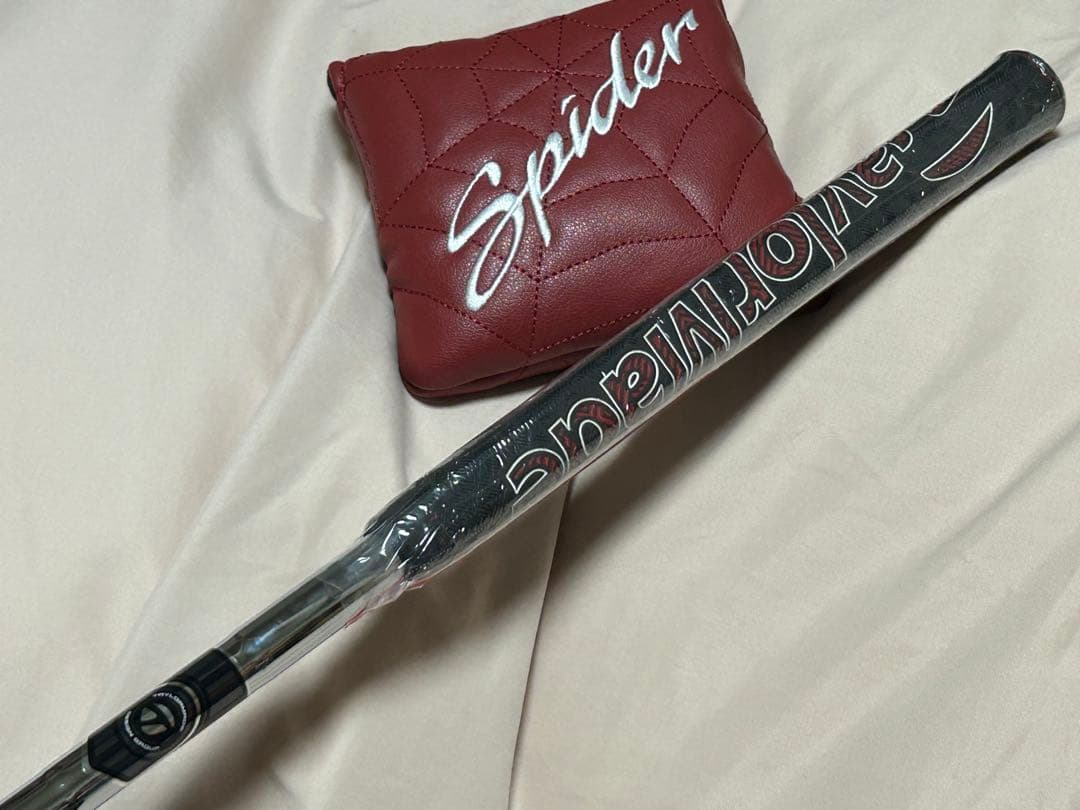 新品 スパイダーRed パター スモールスラント 34インチ