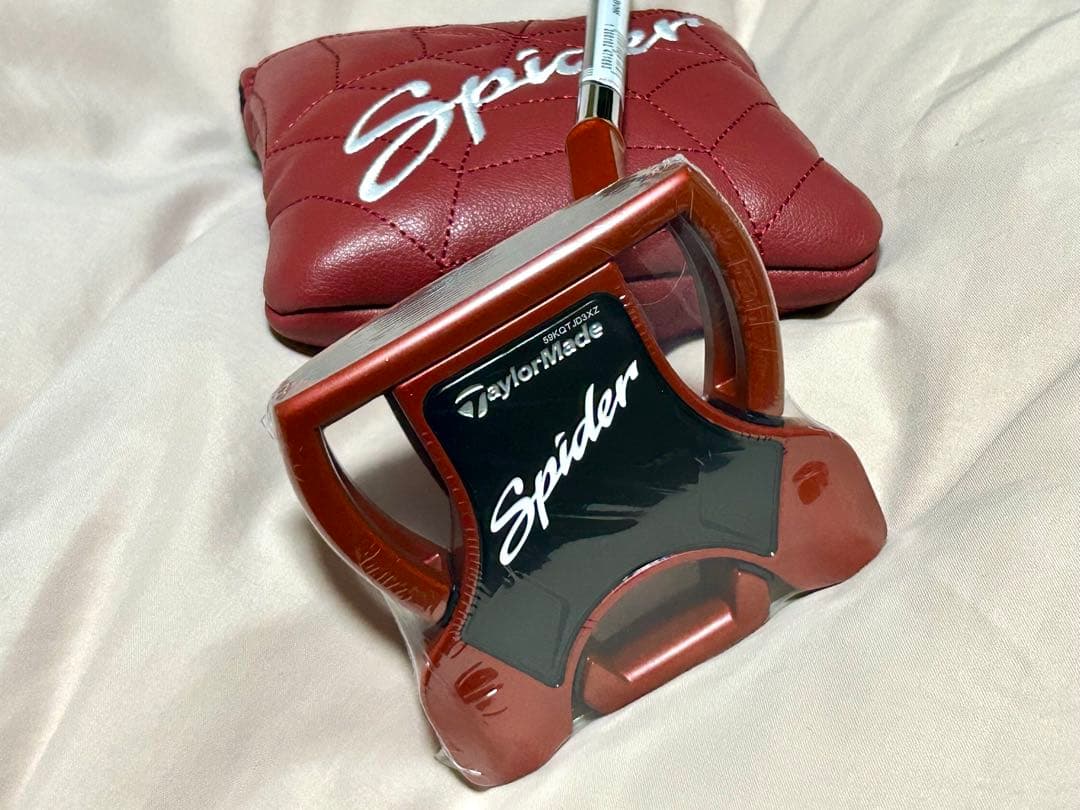 新品 スパイダーRed パター スモールスラント 34インチ