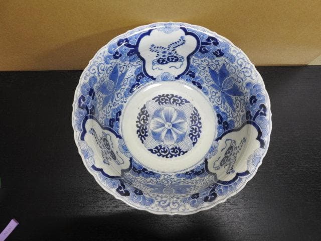 伊万里染付鉢　大明成化年製　MA341