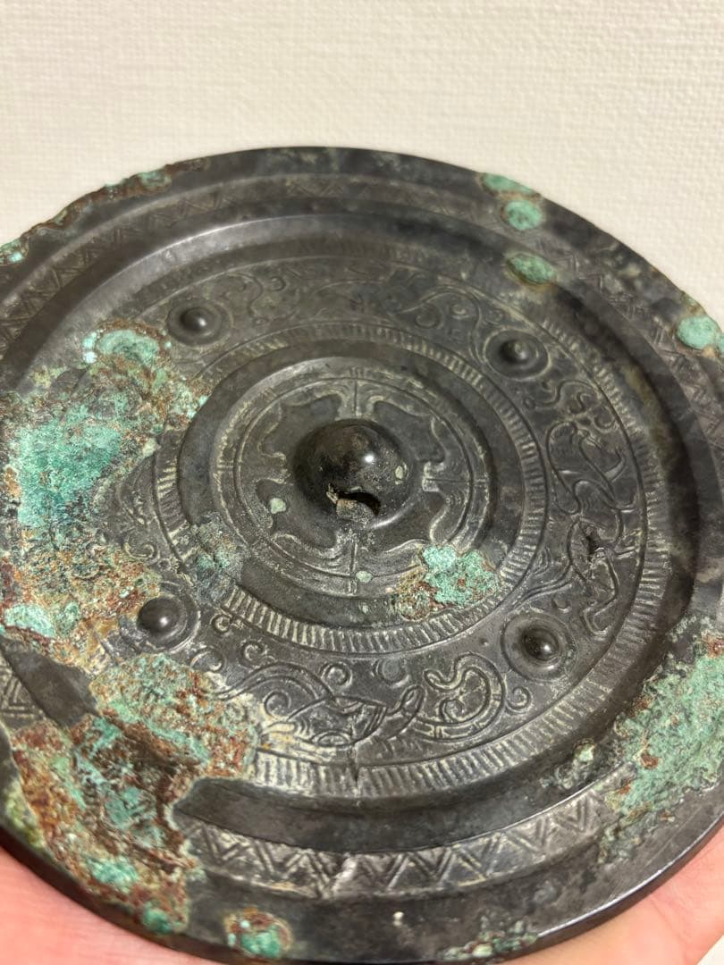 時代物　漢鏡　 銅鏡 唐物 古鏡　漢時代 中国美術 高麗　李朝