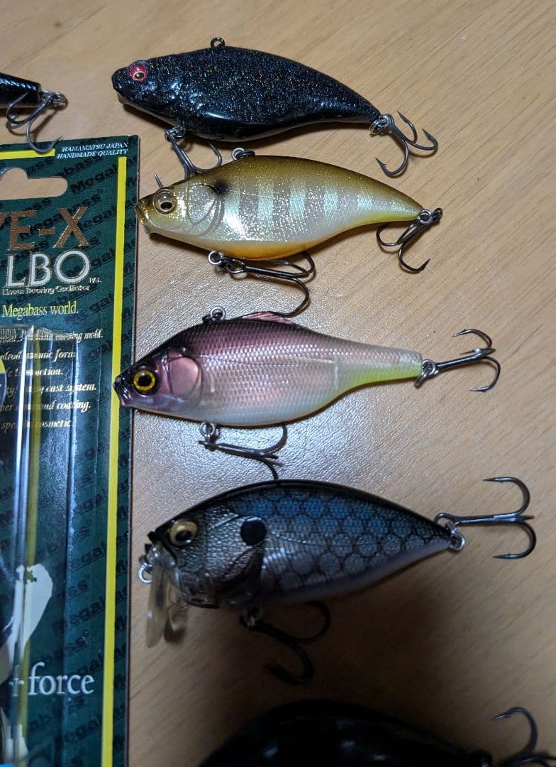 メガバス　ライブX LBO オーバーレブ　Sクランク廃盤 ディープX200T他