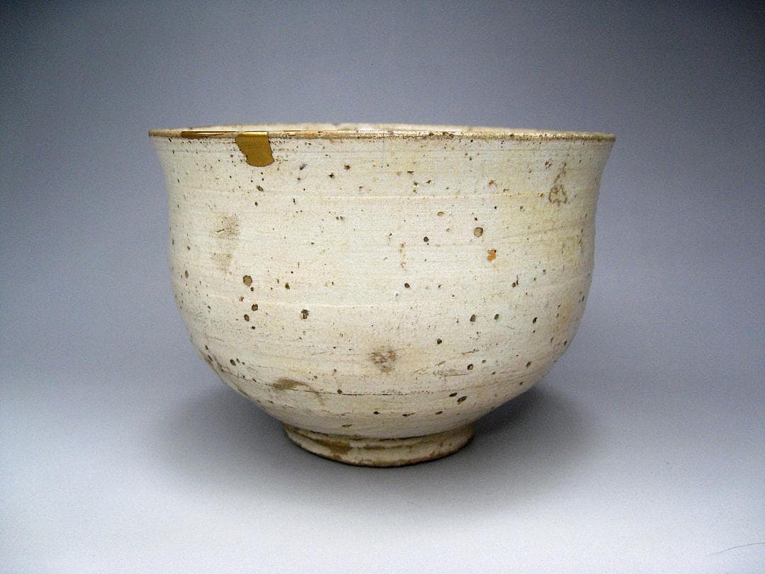 #萩焼 #古萩茶碗 #時代 #茶道具 #江戸 #金継