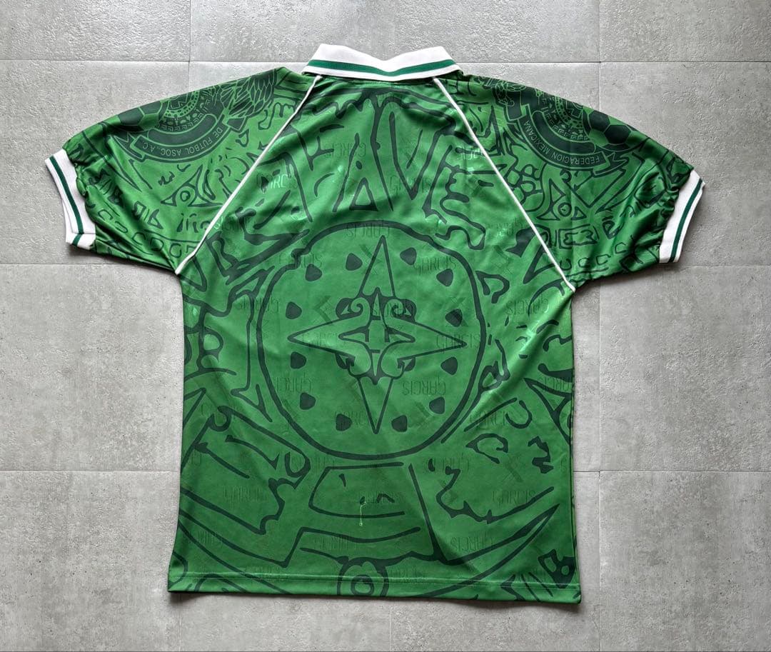 レア　1999年　メキシコ代表　ホームユニフォーム　襟付き　ヴィンテージ