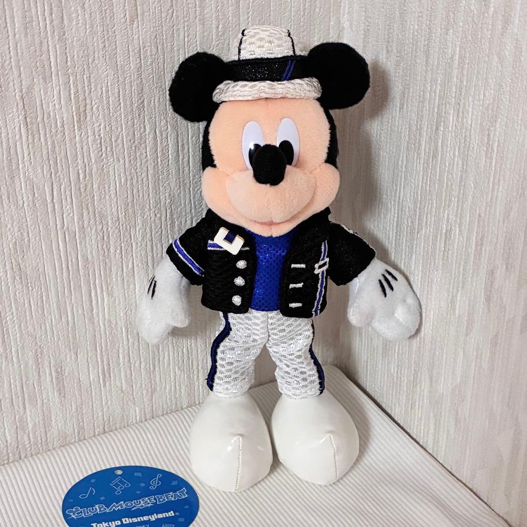 クラブマウスビート ミッキー 黒ジャケ ぬいぐるみバッジ