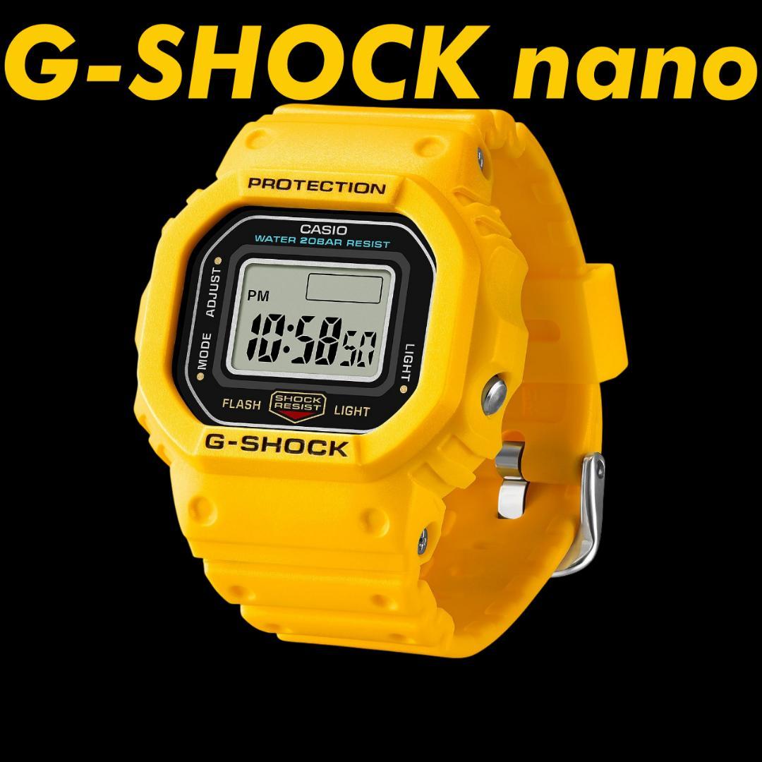 CASIO G-SHOCK nano DWN-5600-9JR イエロー 新品