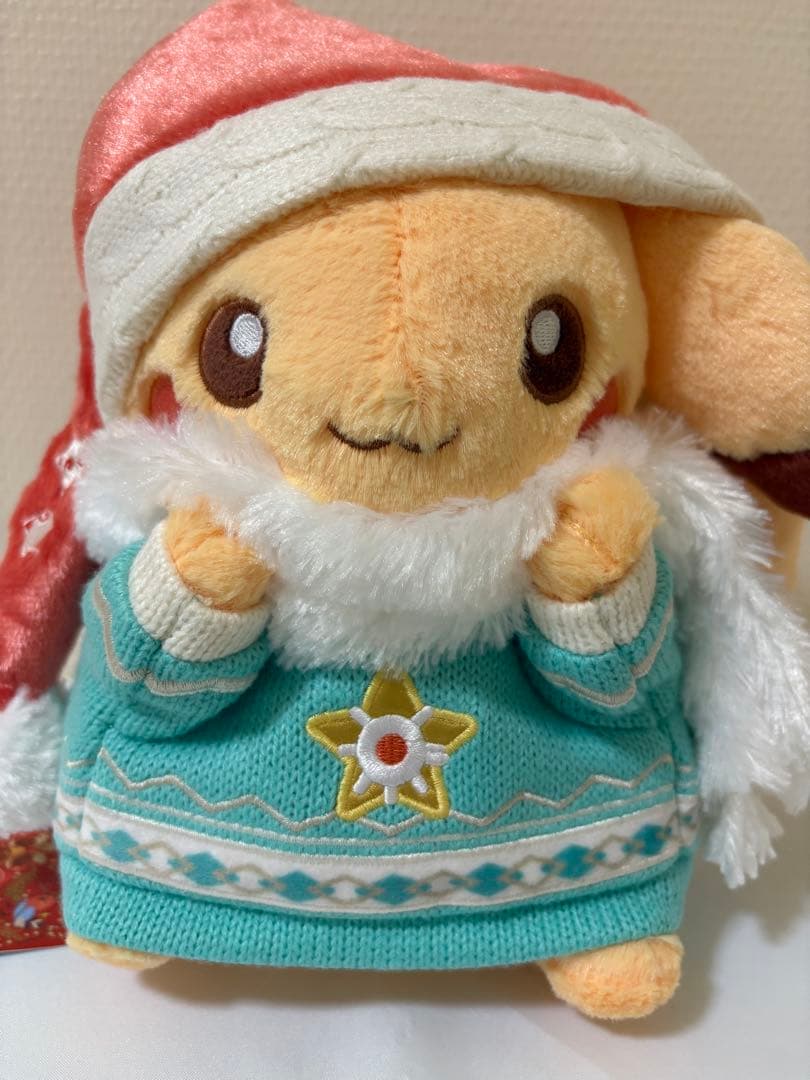 ポケモンセンター限定 　ピカチュウぬいぐるみ Christmas2024