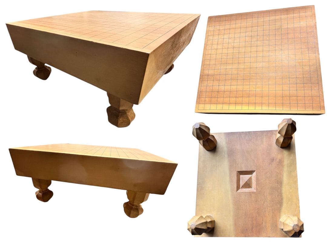 囲碁盤と木製碁石セット