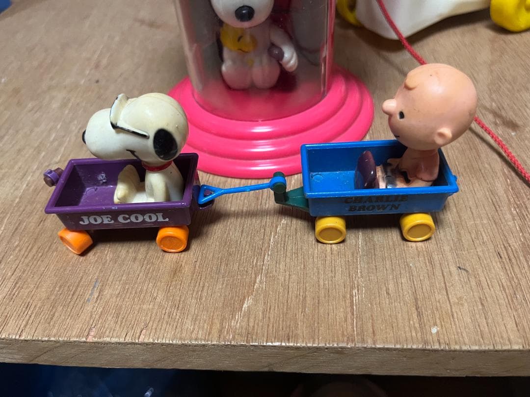 AVIVA　スヌーピー　SNOOPY　トロッコ　ダイキャストミニカー