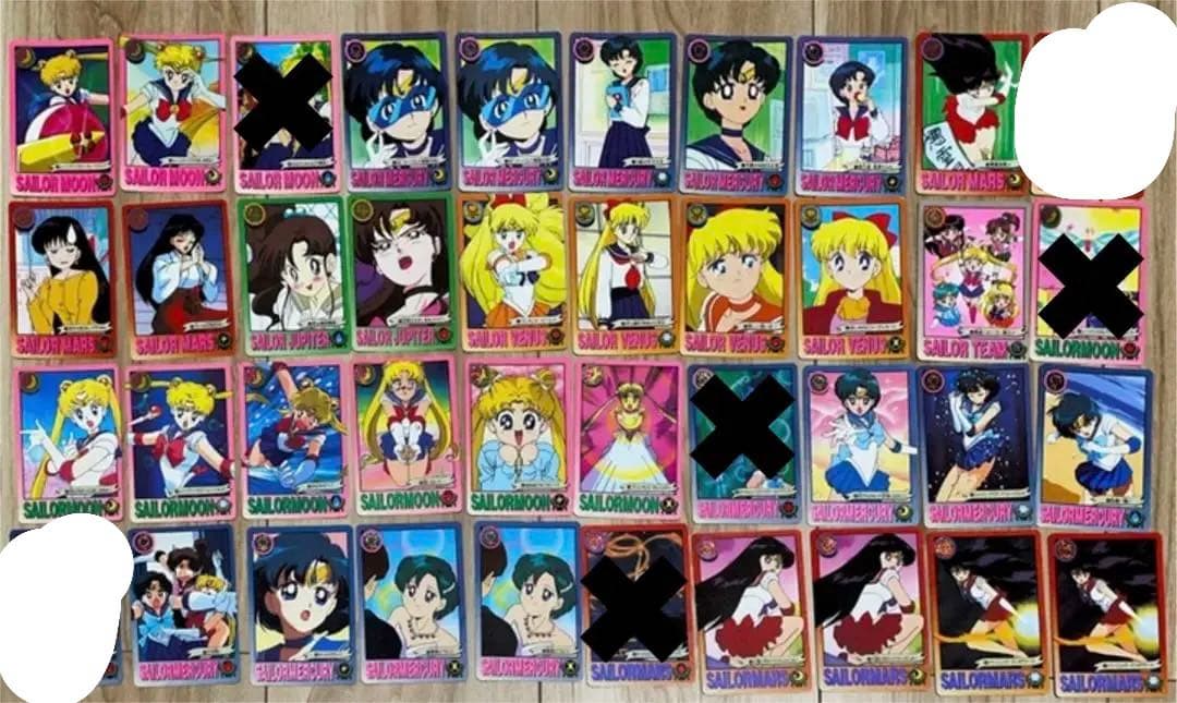 ②セーラームーンカード　カードダス　セーラームーンR