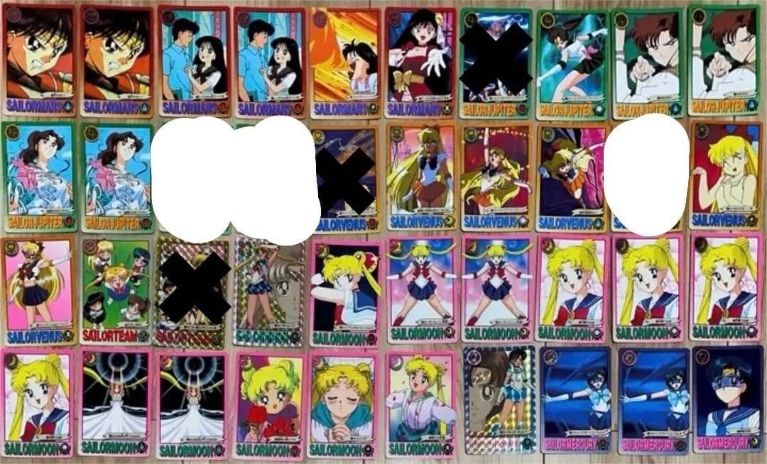②セーラームーンカード　カードダス　セーラームーンR