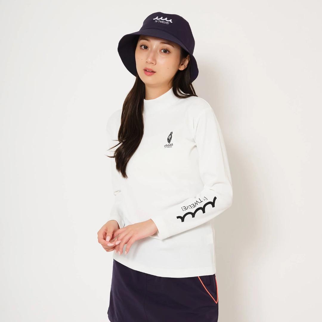 V12 MU12 MOCK mutaコラボ　レディース　モックネック S