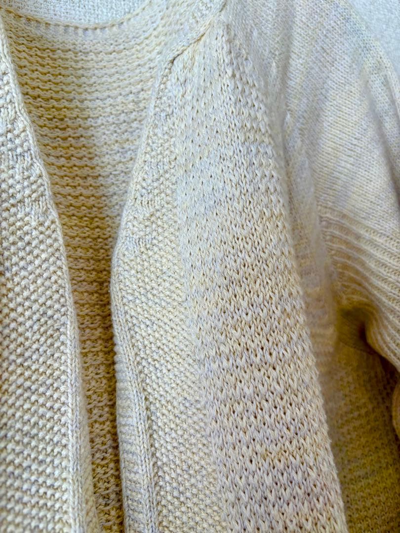 tamaki niime タマキニイメ玉木新雌コットン カーディガン　アイボリー