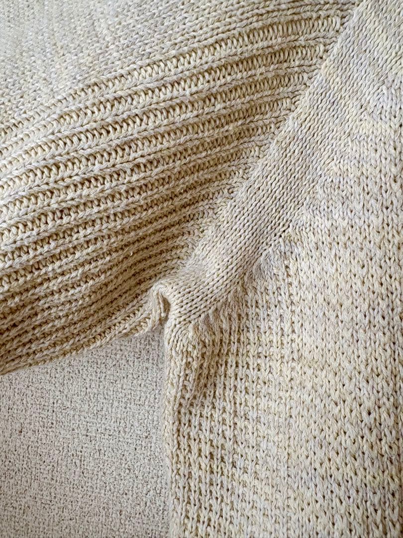 tamaki niime タマキニイメ玉木新雌コットン カーディガン　アイボリー