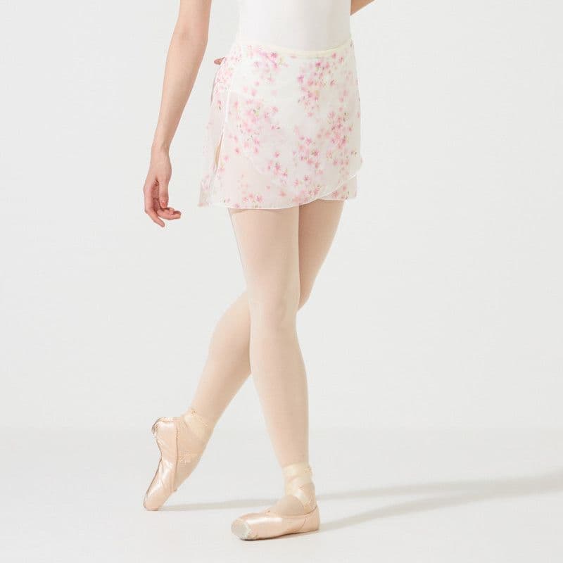 チャコット　永久メイ　コラボ　巻きスカート　桜柄
