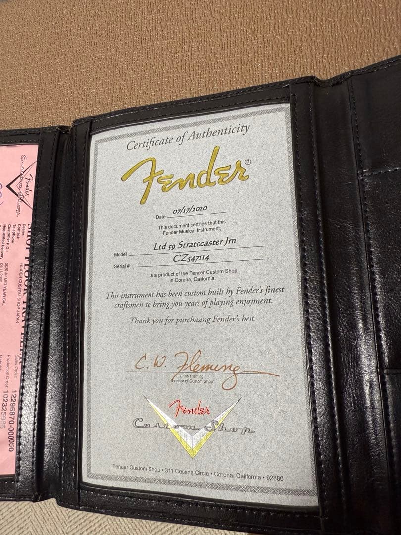 ギター Fender CS Strat